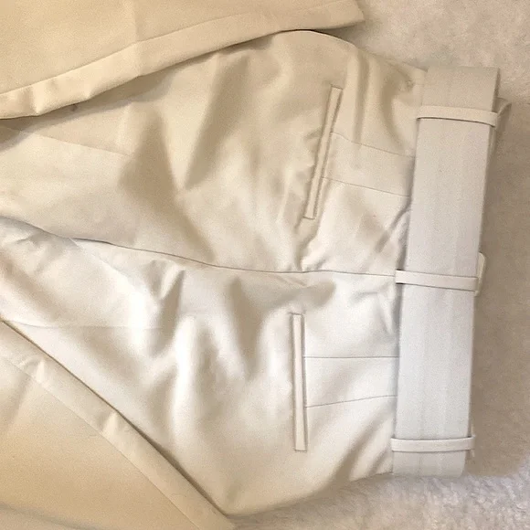 ZARA PANTS WITH FABRIC-COVERED BELT SIZE S - Picture 4 of 7